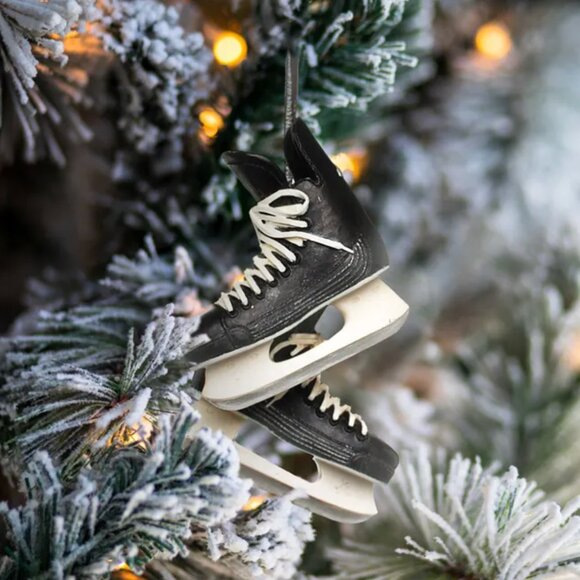 Hockey Skates Winter Ornament - Picture 1 of 9